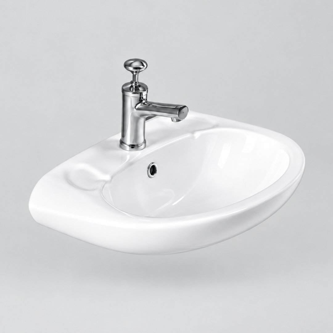 Sonet Matiz, washbasin with pedestal (view 4)